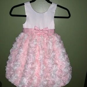 American Princess Pink and Light Blue Girls' Casual Dress